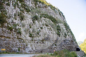 Tunnel over the precipice, Montenegro