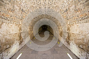 Tunnel in the Panathenaic stadium in Athens