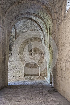 Tunnel in the Rozafa Castle