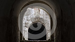 Tunnel in Siedliska fortifications Salis Soglio.