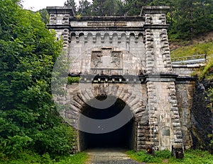 Tunnel of Somport. Canfranc. Spain.