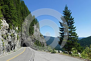 Tunnel on Stevens Canyon Road