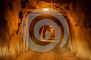 Tunnel to enter the mining town of Real de Catorce, Mexico