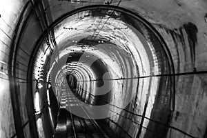 Tunnel to Kurobe Dam - Toyama, Japan