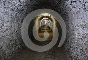 Tunnel in Turda salt mine