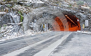 Tunnel view in Yosemite Valley