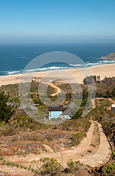 chile, Tunquen beach