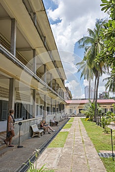 Tuol Sleng Genocide Museum at Phnom Penh, Cambodia