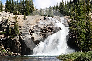 Tuolumne Falls waterfall