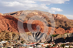 Tupiza - beautifull city landscape in Bolivia photo