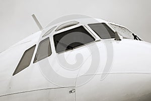 Tupolev Tu-154M nose closeup photo