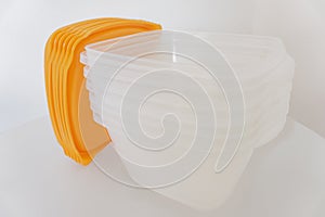 Tupperware isolated in white background