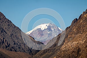 Tupungato volcano at Cordillera de Los Andes - Mendoza Province, Argentina