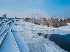 Tura River, Siberia photo