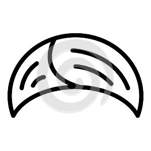 Turban icon outline vector. Indian pagdi photo