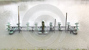 Turbine aeration in water photo