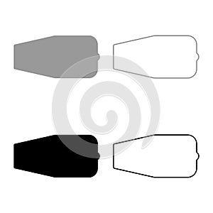 Turbine airplane turbomachine jet engine aircraft motor fan plane set icon grey black color vector illustration image solid fill