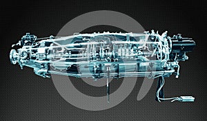 Turbine Engine Profile. Aviation Technologies.