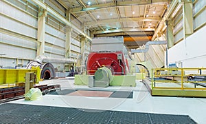 Turbine and Generator in a Natural Gas power plant