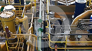 Turbine oil system in thermal power plants