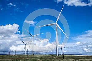 Turbines of Wind Farm in Colorado