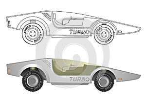 Turbo car