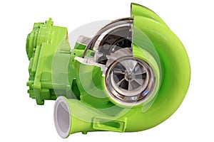 Turbo charger isolated