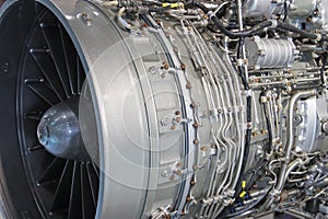 Turbo jet engine photo