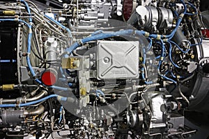 Turbo jet engine photo