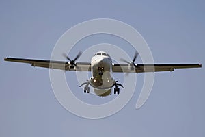 Turbo-prop airplane