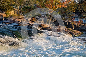 Turbulent Waters At Burleigh Falls