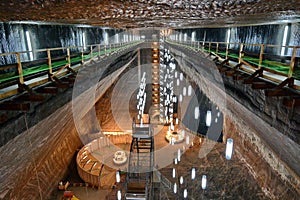 Salt Mine Turda in Romania