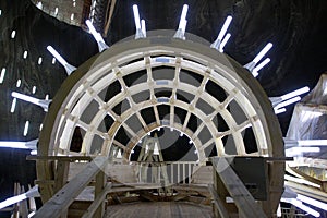 Turda saltmine - detail