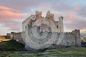 Turegano Castle and San Miguel church, Segovia, Spain