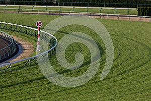 Turf Horse Racing Track