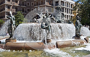 Turia Fountain Valencia photo