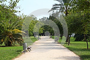 Turia Gardens in Valencia, Spain photo