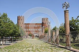 Turin ancient Roman gates