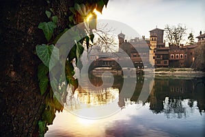 Turin, Borgo Medievale of the Valentino Park photo