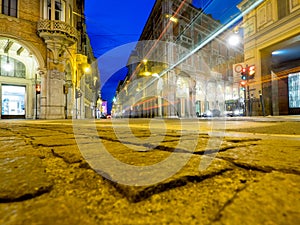 Turin, italy, building in the city center