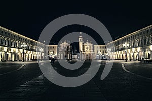 Turin in the night