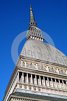 Turin, Piedmont, Italy Mole Antonelliana the symbol building of the town