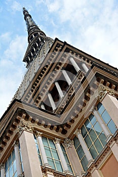 Turin, Piedmont, Italy Mole Antonelliana the symbol building of the town