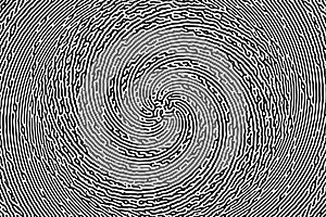 Turing ornament halftone puzzle pattern. reaction diffusion bio