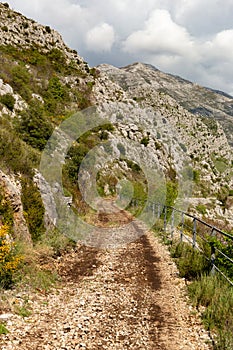 Turist`s pathway based in Konavle region.