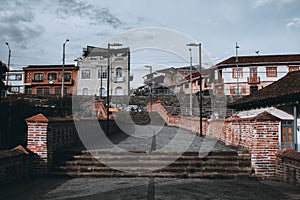 Puente Roto in Cuenca, Ecuador. photo