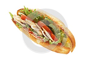 Turkey breast sub sandwich