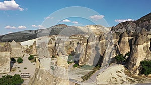 Turkey Cappadocia adequate landscape, shooting from drone