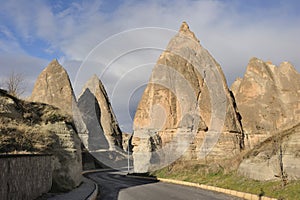 Turkey. Cappadocia. Fairy chimneys in Gereme