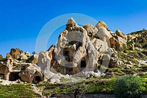 The particular geomorphological conformations of Cappadocia